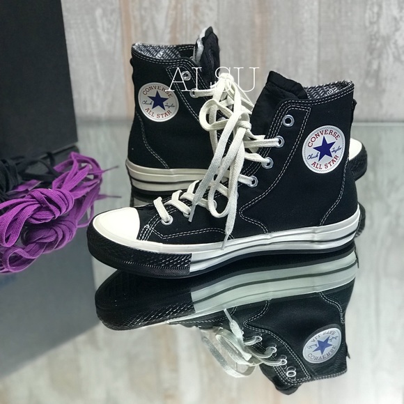 Converse | Shoes | Conv Limited Edition Ctas 7 Hi Hiker Black White ...